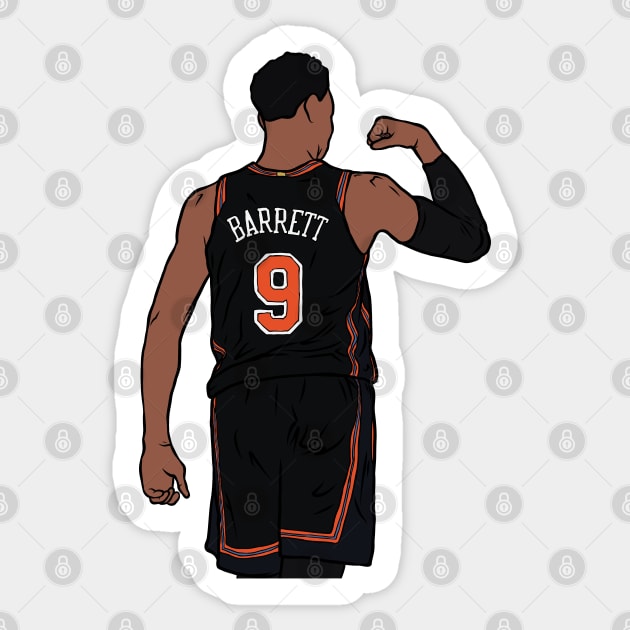 RJ Barrett Flex Sticker by rattraptees